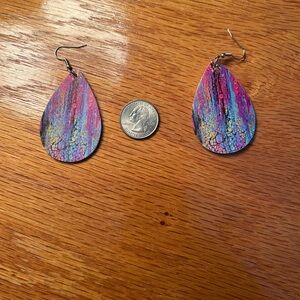 Colorful Teardrop Earrings